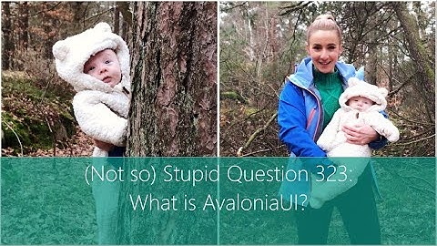 (Not so) Stupid Question 323: What is AvaloniaUI?