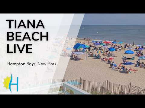 Tiana Beach, Hampton Bays, New York - Live Cam — Hampton Bays, NY live camera thumbnail