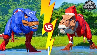 6 Spiderman Vs 6 Venom Game: Symbiote Venom and Spiderman Concept Dinosaurs Escaping & Hunting!