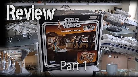 Star Wars 3.75 Deluxe HASLAB Mos Eisley Cantina | Review PART 1 | Opening & Setup 