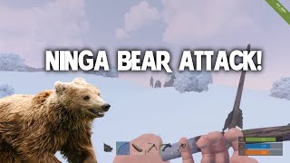 PvP Mauled By Bear! (Rust Solo Survival)