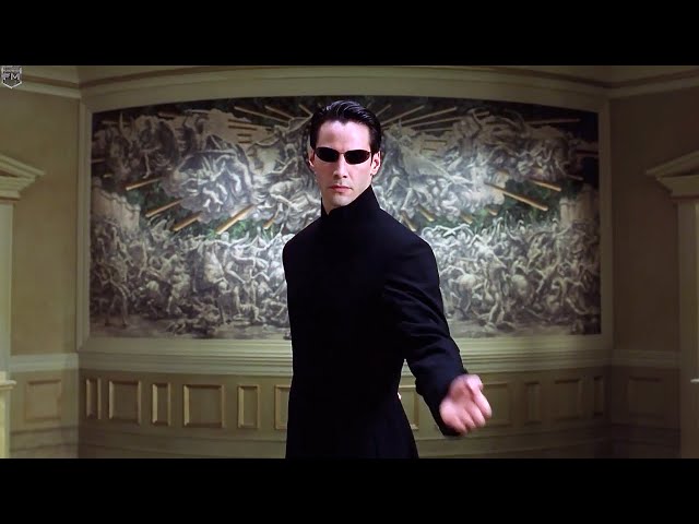 Neo vs Merovingian | The Matrix Reloaded [IMAX] class=