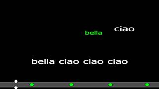 BELLA CIAO KARAOKE CON CORI LA CASA DE PAPEL LA CASA DI CARTA  creato da Monterosso Andrea