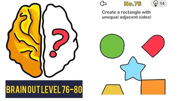 BRAIN OUT Level 76-80 Gameplay Walkthrough | Can you pass it? | Only Genius can solve it..