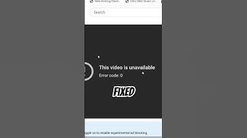 This Video is Unavailable Error code 4 Fixed