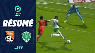 STADE LAVALLOIS MFC - AS SAINT-ÉTIENNE (0 - 1) - Résumé - (Laval - ASSE) / 2023-2024