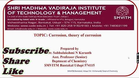Module 2 corrosion  video