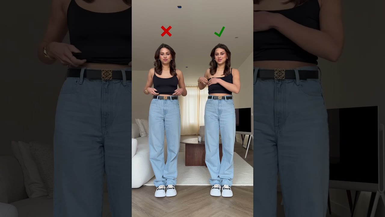 HOW TO CROP ANY TOP PERFECTLY Subscribe For Fashion Style