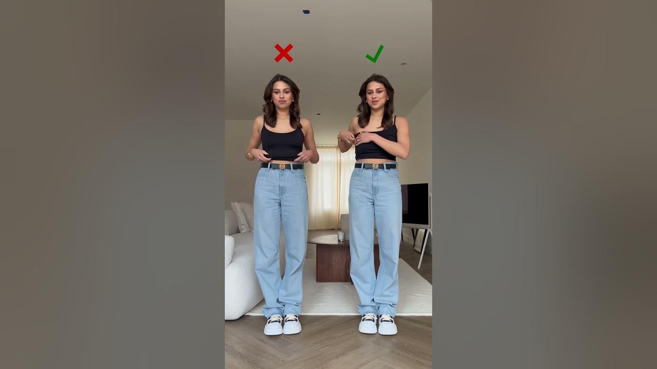 HOW TO CROP ANY TOP PERFECTLY ✨👀 Subscribe for #fashion & #style