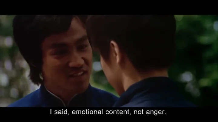 it is like a finger pointing away to the moon ---- Bruce Lee