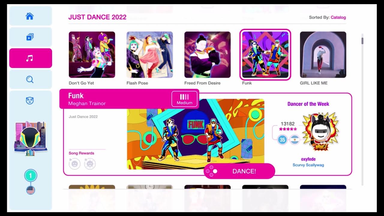 Just Dance 2022 Songlist & Menu YouTube