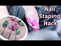 ACRYLIC NAIL TUTORIAL | SHORT NAILS VALENTINE'S DAY FLORALS COLLAB WITH TALIA'S NAIL TALES