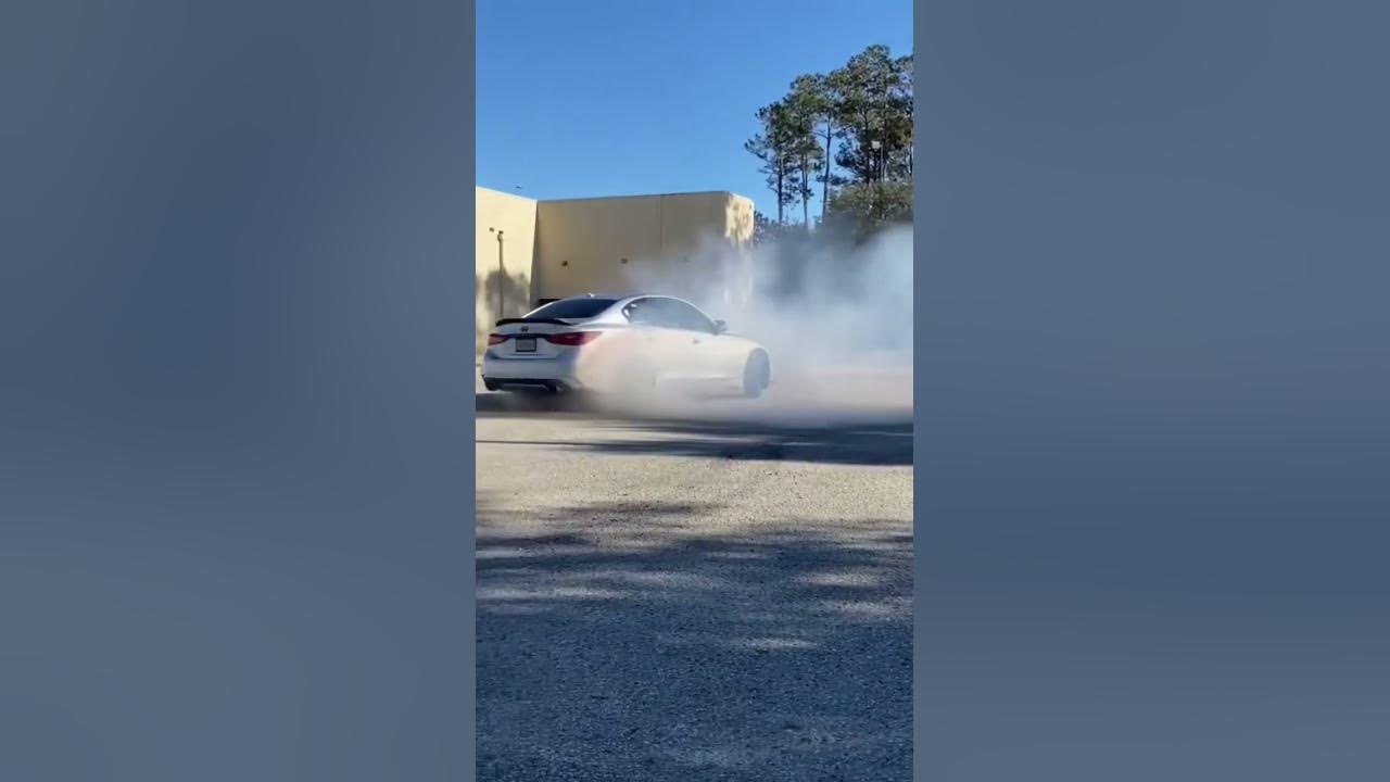 FBO tune Q50 3.0t silver sport DRIFTING/DONUTS🔥🔥🔥 - YouTube