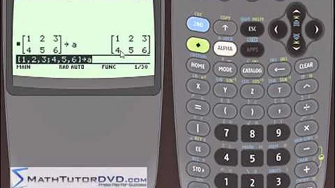 Lesson 15 - Calculating With Matrices