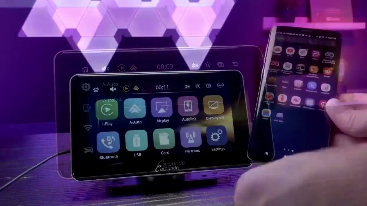 Carpuride 9" Touchscreen Wireless Carplay video thumbnail