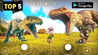 Top 5 High Graphics Dinosaur Game For Android 2022 || Android Game Like "Jurassic World" Movie screenshot 3