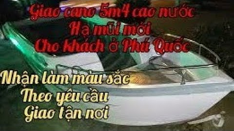 Giao cano 5m4 cao nước hạ mũi mới cho khách ở Phú Quốc 0939333400, 0923451926 bảo hành 20 năm