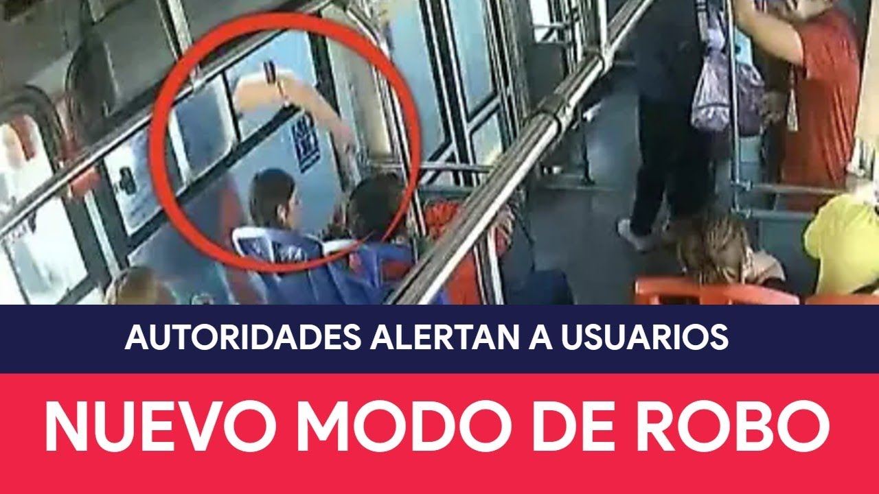 Alertan por nueva modalidad de ROBO DE CELULARES en el transporte ...