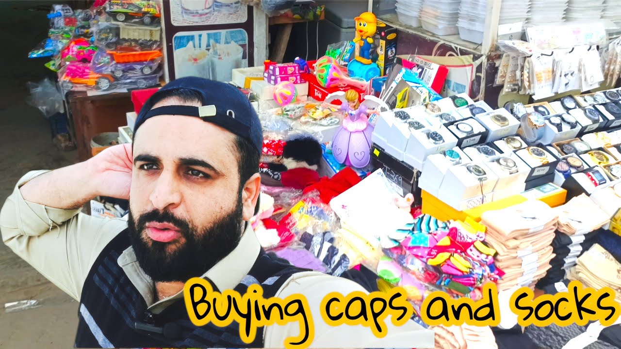 Buying some caps and socks for needy people's