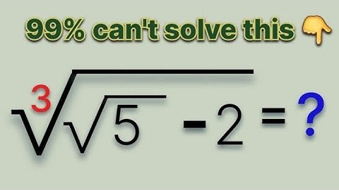 Toughest Math Olympiad Problem | 99% can