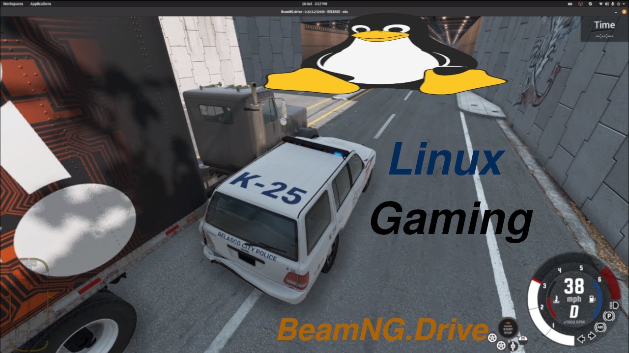 Linux Gaming with BeamNG.drive - YouTube