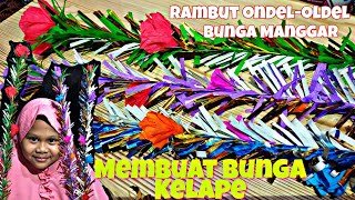 [TUTORIAL] Making a Kelape Flower | Making Ondel-Ondel Hair for Class 2 PLBJ Malika