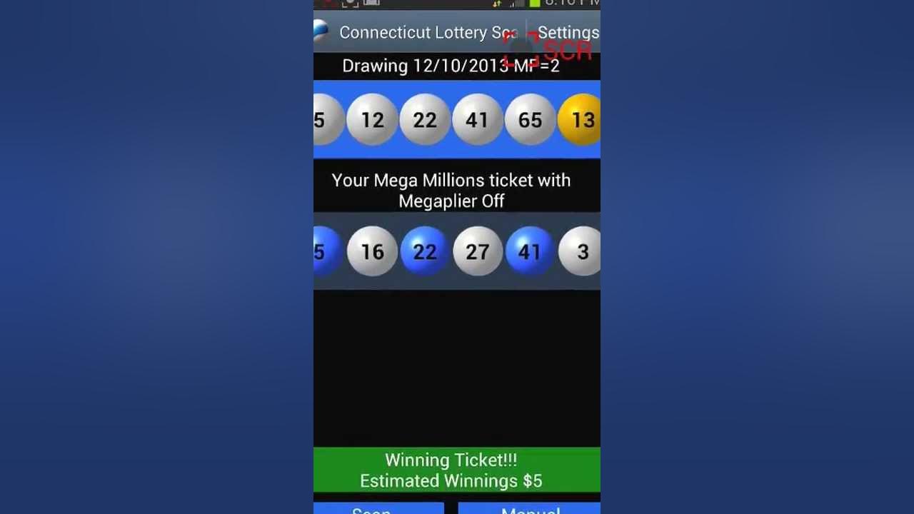 CONNECTICUT LOTTERY SCANNER Android App YouTube