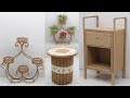 Best Out Of Waste Material for Space Saving Organizer, Jute Craft Ideas