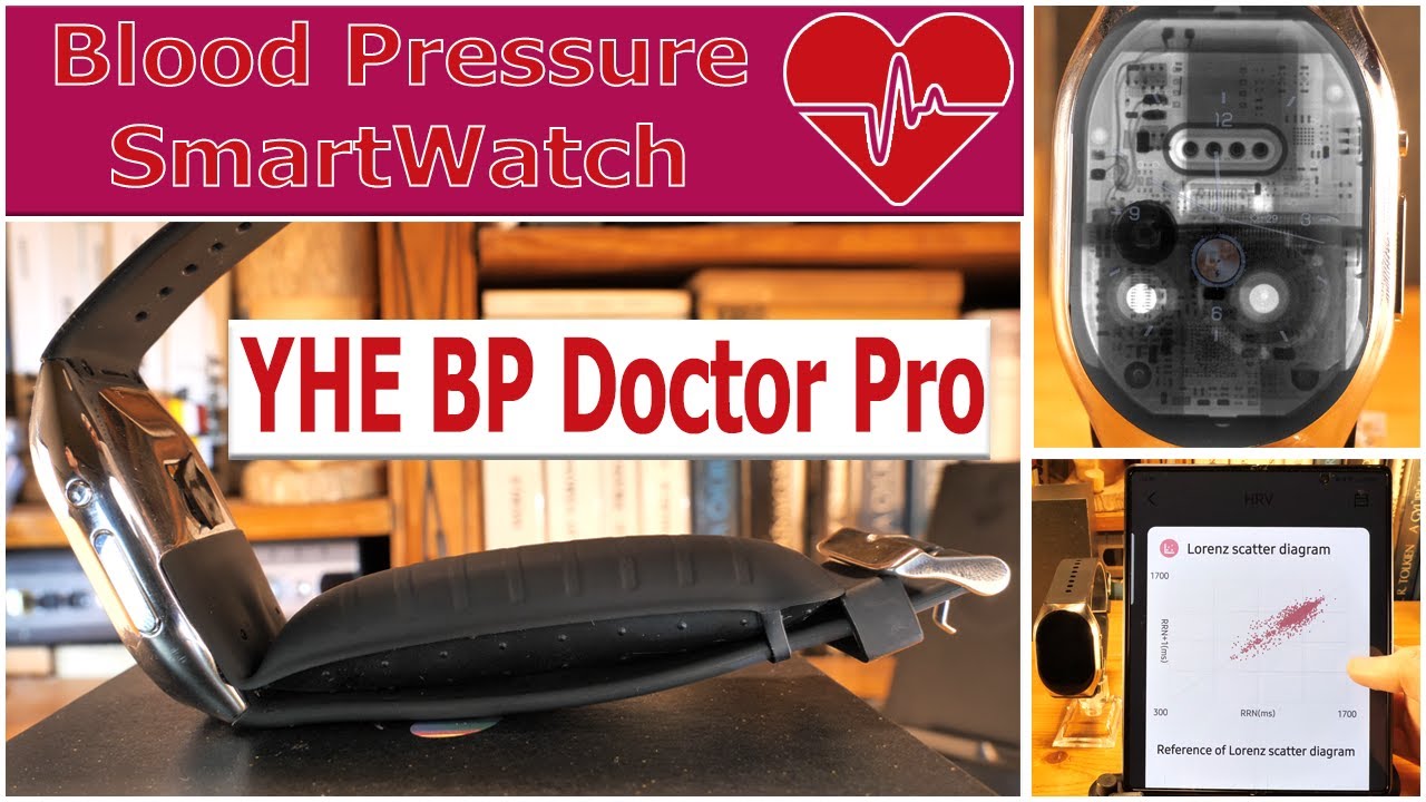 Blood Pressure SmartWatch with inflatable cuff – YHE BP Doctor Pro