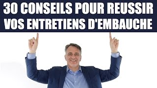 Conseils pour réussir un entretien d'embauche (avec exemples)