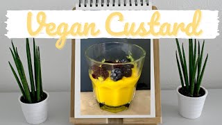Easy 5 Minute Vegan Custard Made at Home | Vegan Diaries