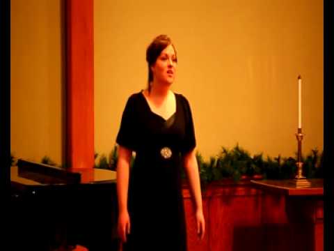 Alyssa Brooks singing Bernstein's "Simple Song"
