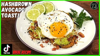 HASHBROWN AVOCADO TOAST! So easy and so tasty! Ninja Foodi Grill and Griddle Recipe!