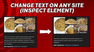 How To Change Text On Any Site Using Inspect Element (Tutorial)