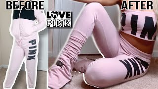 DIY Stacked Leggings / Two Piece Set PINK EDITION 💖