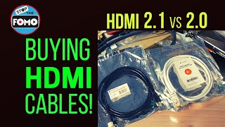 HDMI Cables for Gaming, 8K, eARC: HDMI 2.1 & 2.0 Buying Guide