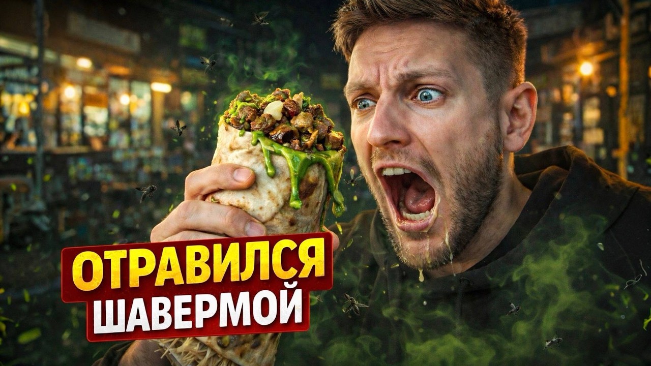 ШАУРМА УНИЧТОЖИЛА МЕНЯ… 24 ЧАСА АДА 😵‍💫