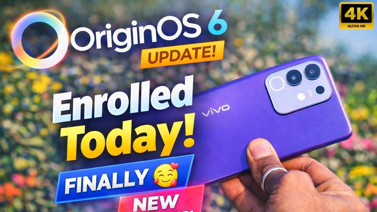 Vivo T4x 5G OriginOS 6 Update 🔥 Android 16 || 3.85 GB Stable Update Enrolled Today 🤗