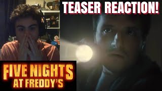 FNAF MOVIE TEASER TRAILER REACTION | Five Nights at Freddy&#39;s: Movie