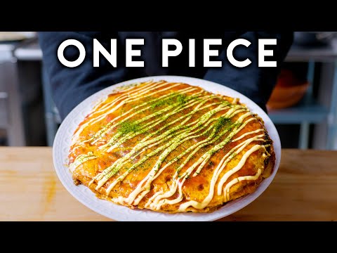 Giant Okonomiyaki from One Piece  Anime with Alvin