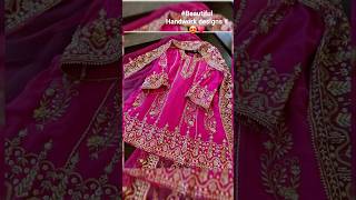 #Beautiful Handwork designs #😍♥️#beautiful #fanostyle #embroiderydesigns #suite #sohne 💞