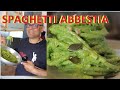 SPAGHETTI QUADRATI ABBESTIA GIRASOLE E RUCOLA spaghetti crema di rucola pesto di rucola