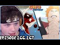 KYUUBI NARUTO VS PAIN! Naruto Shippuden REACTION: Episode 166 167