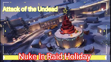 *New* Raid Holiday Map in Call Of Duty Mobile!!!! Nuke in Attack Of the Undead*