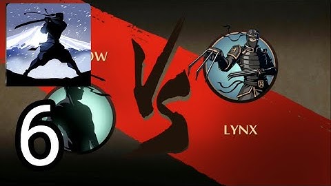 Shadow Fight 2 Gameplay Walkthrough - Part 6 (SHADOW VS LYNX)