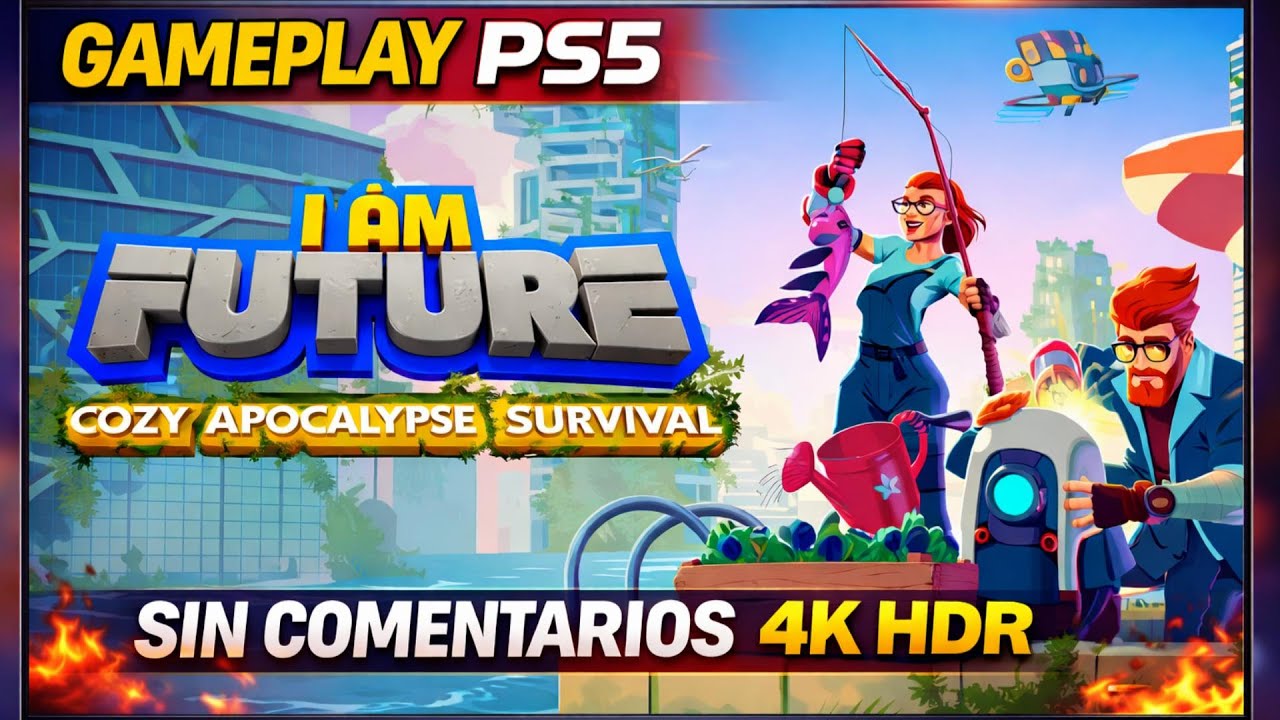 I Am Future Cozy Apocalypse Survival PS5 Gameplay 4K HDR Sin Comentarios Prueba Imagen y Sonido Real