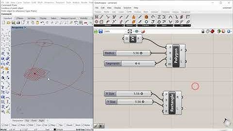 Grasshopper Tutorial: Basic 2d Shapes