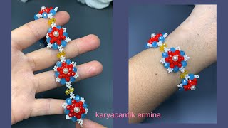 Tutorial how to make a bracelet || bead bracelet ideas