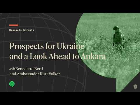 Prospects for Ukraine and a Look Ahead to Ankara