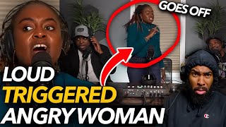 "STRONG ALPHA BLACK WOMAN" ANGRY Woman LOSES IT On Podcast